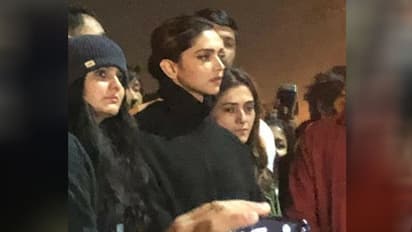 Deepika Padukone joins students at JNU during protest; netizens say boycott Chhapaak