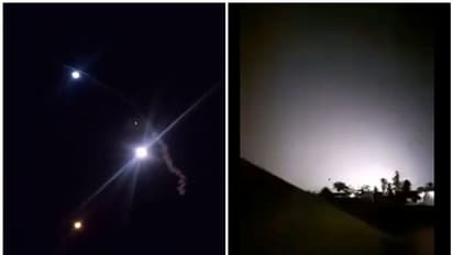 ഇറാൻ മിസൈലുകൾ ഇറാഖ് വിമാനത്താവളത്തിൽ പതിച്ച ദൃശ്യങ്ങൾ - വീഡിയോ