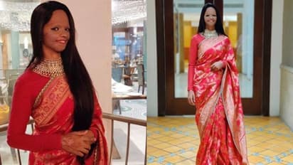 സബ്യസാചിയുടെ സാരിയില്‍ മനോഹരിയായി ലക്ഷ്‍മി അഗര്‍വാള്‍