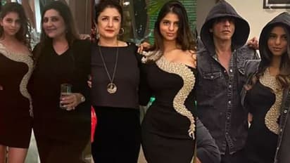 കറുത്ത സ്ലീവ്ലെസ് ഡ്രസിൽ സുന്ദരിയായി ഷാരൂഖിന്റെ മകൾ; ഈ വസ്ത്രത്തിന്റെ വില എത്രയാണെന്ന് അറിയേണ്ടേ...?