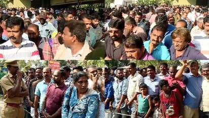 മരട് ഫ്ലാറ്റ് പൊളിക്കുന്നത് കാണാനും ആൾത്തിരക്ക്: നിയന്ത്രിക്കാൻ പാടുപെട്ട് പൊലീസ്