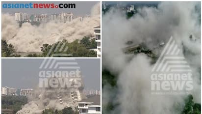 പൊടിയിൽ പകച്ച് കൊച്ചി; മരടിലുണ്ടായ നാശനഷ്ടങ്ങൾ കണക്കാക്കാൻ പരിശോധന