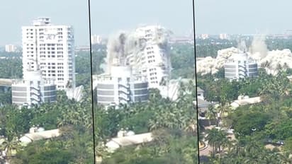 Two posh Kochi flats bite the dust, two more to be razed on Sunday