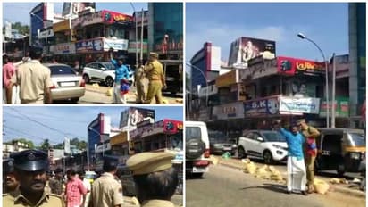 കൊല്ലത്ത് ഗവര്ണര്ക്ക് നേരെ എഐവൈഎഫ്, കെഎസ്യു പ്രവര്ത്തകരുടെ കരിങ്കൊടി