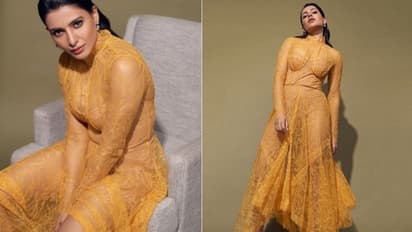 മഞ്ഞ ഷീർ ഡ്രസ്സില്‍ മനോഹരിയായി സാമന്ത