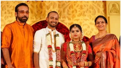 കാര്ത്തികയുടെ മകൻ വിവാഹിതനായി, വിവാഹ ഫോട്ടോയുമായി വിനീത്