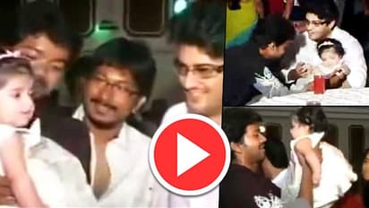 Fans of Vijay, Ajith shouldn't miss this video: Bigil star cuddles Thala's little daughter Anoushka