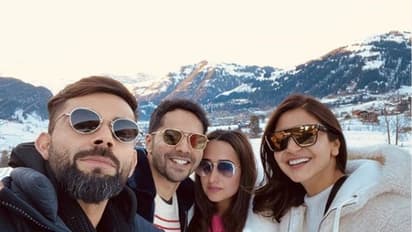 நிரம்பி வழியும் ரொமான்ஸ்... திருமணத்திற்கு பின்பும் காதல் ஜோடிகளாய் வலம் வரும் விராத் கோலி - அனுஷ்கா ஷர்மா!