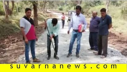 ರಸ್ತೆ ಅಗೆದು ಕಾಮಗಾರಿ ಗುಣಮಟ್ಟ ಪರಿಶೀಲನೆ..!