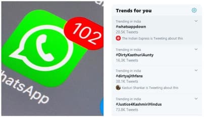 அதிர்ச்சி..! வாட்ஸ் ஆப்பில் போட்டோஸ் வீடியோஸ் அனுப்ப முடியாமல் மக்கள் தவிப்பு..! ட்ரெண்டிங்கில் முதலிடம் #whatsappdown