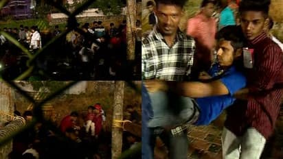 ധനരാജിന്റെ കുടുംബത്തിനായി നടത്തിയ ഫുട്ബോൾ മത്സരത്തിന്റെ ഗാലറി തകർന്നുവീണു, 45 പേർക്ക് പരിക്ക്