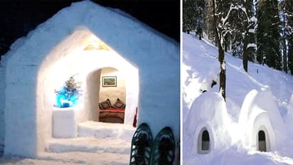 ये हैं 9 हजार फीट की ऊंचाई पर बर्फ से बने घर, होटल की तरह है फैसिलिटी, आप भी रुक सकते है यहां...