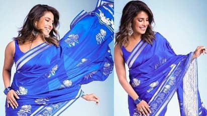 പ്രിയപ്പെട്ട നീലയില് പ്രിയങ്ക; 2020ൽ ഫാഷനിസ്റ്റകൾ സാരിക്ക് പുറകെയോ ?