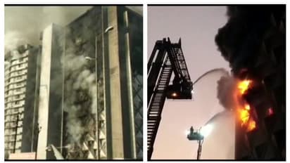 টেক্সটাইল মার্কেটে বিধ্বংসী আগুন, ধোঁয়ায় ঢাকল সুরাত, ঘটনাস্থলে দমকলের ৬০টি ইঞ্জিন