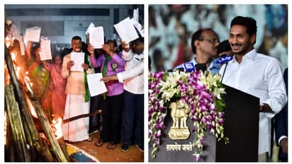 জগনের প্রস্তাব মেনে এবার তিন-তিনটি রাজধানী পাচ্ছে অন্ধ্র, প্রতিবাদে নেমে সাসপেন্ড টিডিপি-র ১৭ বিধায়ক