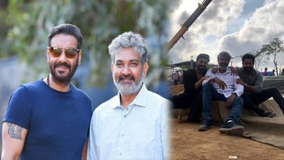 RRR: అందరి పేర్లు చెప్పి అజయ్ దేవగన్ ని దాచేసిన రాజమౌళి