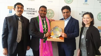 దావోస్లో కేటీఆర్ బిజీబిజీ: వరుస సమావేశాలు, పెట్టుబడుల ఆహ్వానం