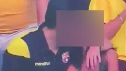 మ్యాచ్ మధ్యలో పరస్త్రీపై ముద్దుల వర్షం : భార్యను మోసం చేశానంటూ పోస్ట్