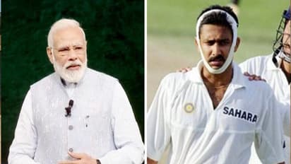 విద్యార్ధులకు పాఠాలు: కుంబ్లే పేరు తలచుకున్న మోడీ, గర్వంగా ఉందన్న జంబో