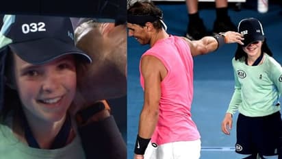 നദാലിന്റെ പവര് ഷോട്ട് തലയില് പതിച്ചു; ബോള്ഗേളിന് ആശ്വാസചുംബനം നല്കി താരം; കയ്യടിച്ച് ആരാധകര്