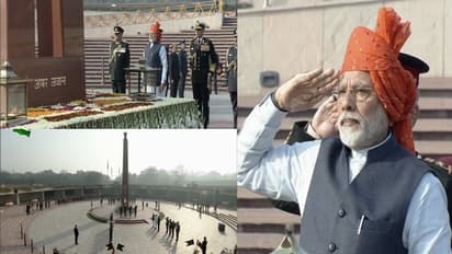 Republic Day 2020: PM Modi pays homage to fallen soldiers at National War Memorial near India Gate