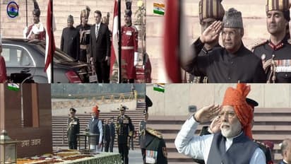 പ്രൗഢം, ഗംഭീരം: സൈനിക കരുത്തിന്റെ നേരടയാളമായി റിപ്പബ്ലിക് ദിന പരേഡ്