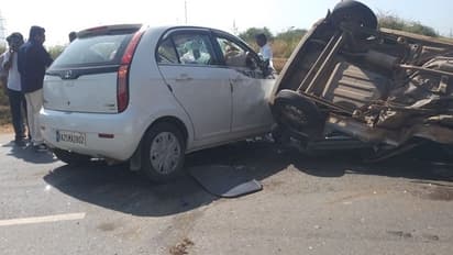 ಧಾರವಾಡ ಬಳಿ ಭೀಕರ ಅಪಘಾತ: ಬಸವೇಶ್ವರ ಸ್ವಾಮೀಜಿ ಸೇರಿ ನಾಲ್ವರ ದುರ್ಮರಣ