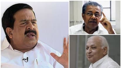 "മൈ ഗവര്‍ണര്‍" എന്ന് മുഖ്യമന്ത്രി പറയുന്നു : ഹാ കഷ്ടം എന്ന് എകെ ബാലനോട് ചെന്നിത്തല