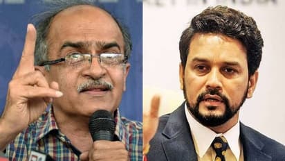 'ബിജെപി ഇത്തരം വിഡ്ഢികളെയാണ് മന്ത്രിസഭയിലേക്ക് കണ്ടെത്തിയത്': അനുരാഗ് താക്കൂറിനെതിരെ പ്രശാന്ത് ഭൂഷണ്