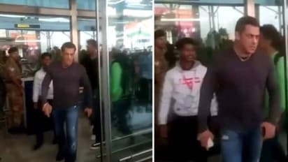 അനുവാദമില്ലാതെ സെൽഫി പകർത്താൻ ശ്രമം; ആരാധകന്റെ ഫോൺ പിടിച്ചെടുത്ത് സൽമാൻ ഖാൻ- വീഡിയോ