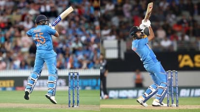 1,6,6,4,4,6.. ஒரே ஓவரில் ஸ்கோரை தாறுமாறா உயர்த்திய ரோஹித்.. ஹிட்மேன் அதிரடி அரைசதம்.. இந்திய அணிக்கு சிறப்பான தொடக்கம்