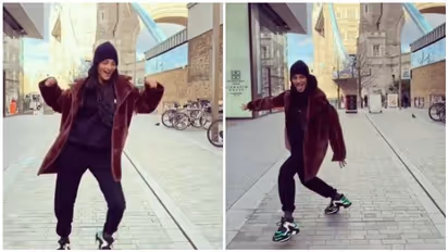 ஜங்கு ஜங்குன்னு குதிச்சு நடு ரோட்டில் நாக்கை நீட்டி குத்தாட்டம் போட்ட ஸ்ருதிஹாசன்! வைரலாகும் வீடியோ!