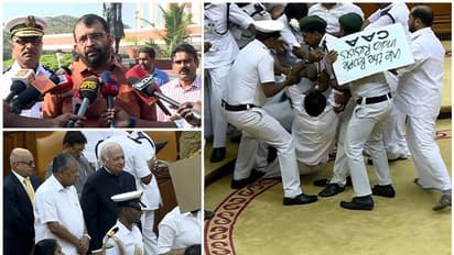 ഗവർണറെ തടഞ്ഞ പ്രതിപക്ഷാംഗങ്ങൾക്ക് എതിരെ നടപടിയില്ലെന്ന് സ്പീക്കർ