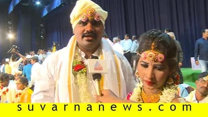 ಸಾಮೂಹಿಕ ವಿವಾಹದಲ್ಲಿ ಬಿಜೆಪಿ ಮುಖಂಡ ಆಯನೂರು ಮಂಜುನಾಥ್ ಪುತ್ರಿ ಮದುವೆ