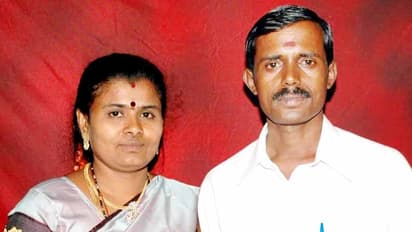 இருசக்கர வாகனத்தின் மீது பயங்கரமாக மோதிய லாரி..! தூக்கி வீசப்பட்டு துடிதுடித்து பலியான தம்பதி..!