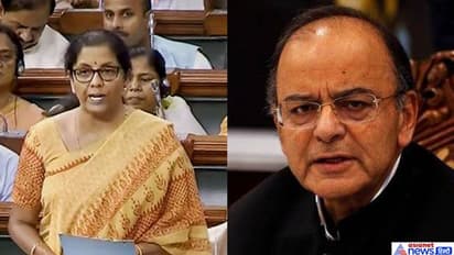 Budget 2020: బడ్జెట్ ప్రసంగం.. అరుణ్ జైట్లీకి నిర్మలమ్మ నివాళి