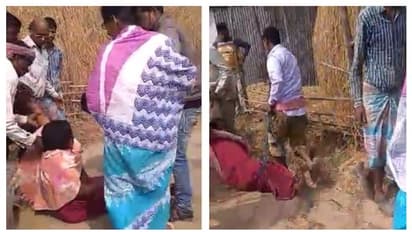 দড়ি বেঁধে টানা হলো মহিলাকে, নির্মম অত্যাচারে অভিযুক্ত তৃণমূল নেতা