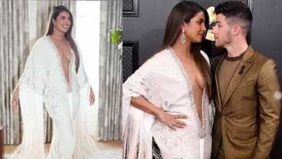 പൊക്കിളോളം ഇറക്കമുള്ള നെക്ക് ലൈൻ, അതീവ ഗ്ലാമറസ്; വിമർശകർക്ക് മറുപടിയുമായി പ്രിയങ്ക ചോപ്ര