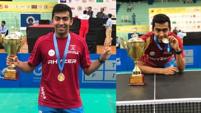 National table tennis: Harmeet Desai crowned champion in Hyderabad