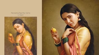 ರವಿ ವರ್ಮಾ ಪೇಂಟಿಂಗ್ ರೀ ಕ್ರಿಯೇಟ್ ಆಯ್ತು ದಕ್ಷಿಣ ಸುಂದರಿಯರ ಮೂಲಕ!