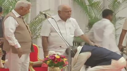 BSY ಕಾಲಿಗೆ ನೂತನ ಸಚಿವರ ನಮೋ ನಮಃ: ಬೆಳಗಾವಿ ಸಾಹುಕಾರ ನೋ ವೇ..!