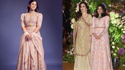 അർമാൻ ജെയിന്‍റെ വിവാഹാഘോഷത്തില്‍ ഇഷ അംബാനി ധരിച്ച വസ്ത്രത്തിന് ഒരു പ്രത്യേകതയുണ്ട് !