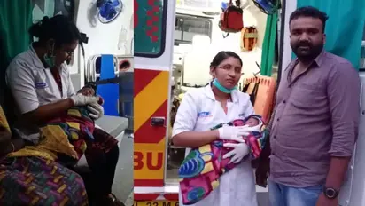 ആശുപത്രിയിലേക്കുള്ള യാത്രക്കിടെ പുലർച്ചെ റോഡരികില് പ്രസവം; യുവതിക്ക് തുണയായി കനിവ് 108 ആംബുലൻസ്