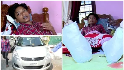 റോഡില് നിന്നും മാറിയില്ല, വിദ്യാർത്ഥിയുടെ കാലിൽ മനപ്പൂര്വ്വം കാർ കയറ്റി