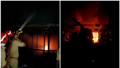 ആലപ്പുഴ ബിസ്മി ഹൈപ്പർമാർക്കറ്റിൽ വൻ തീപിടിത്തം, ലക്ഷങ്ങളുടെ നഷ്ടം