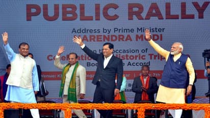 ঝটিকা সফরে গিয়ে অসমবাসীর 'বিশ্বাস' জয়ের চেষ্টা মোদীর, ঘোষণা করলেন ১,৫০০ কোটির বোড়ো প্যাকেজ