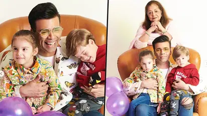 In Pics: Karan Johar celebrates twins Yash, Roohi's 3rd birthday
