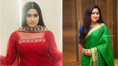 ചുവപ്പില്‍ അതിസുന്ദരിയായി മസ്താനി ലുക്കില്‍ സ്വാസിക