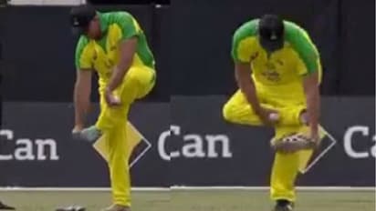 புஷ்ஃபயர் போட்டியில் ஷூவை கழட்டிப்போட்டு கோதாவில் குதித்த ஹைடன்.. வீடியோ