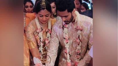 നടനും എച്ച് ഡി കുമാരസ്വാമിയുടെ മകനുമായ നിഖിലിന് വിവാഹം; വധു കോണ്ഗ്രസ് നേതാവിന്റെ ബന്ധു